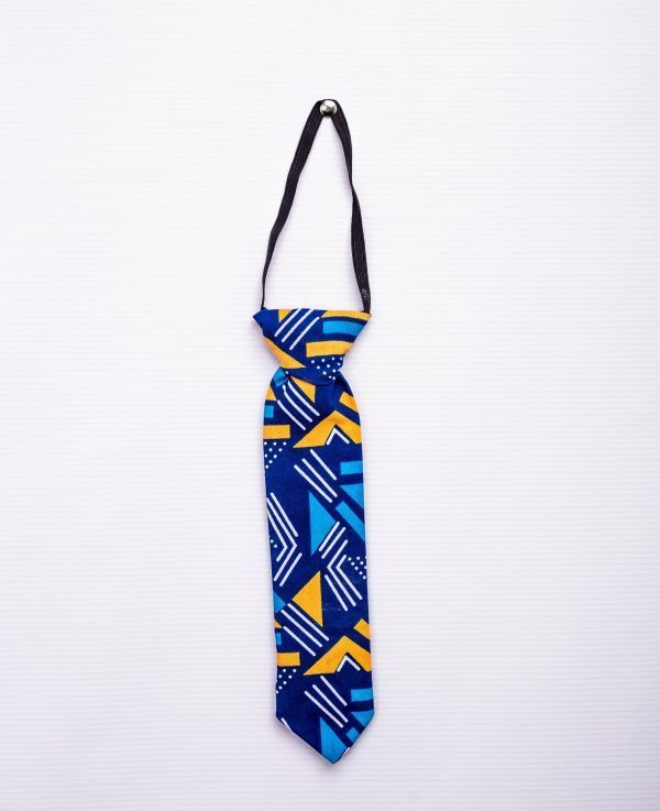 African Print Flying Ties For Boys 10.5 Inches