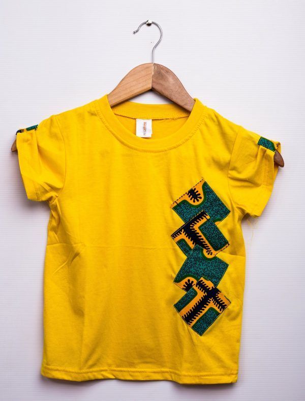 Girls & Boys T-shirts With African prints Various Designs