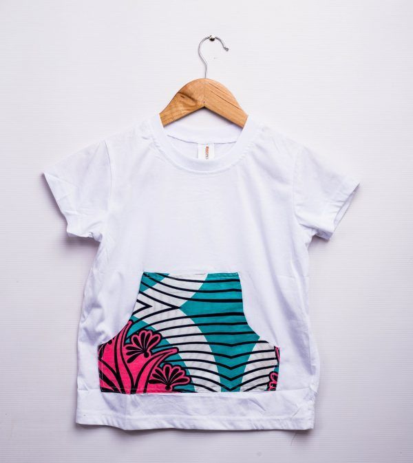 Girls & Boys T-shirts With African prints Various Designs