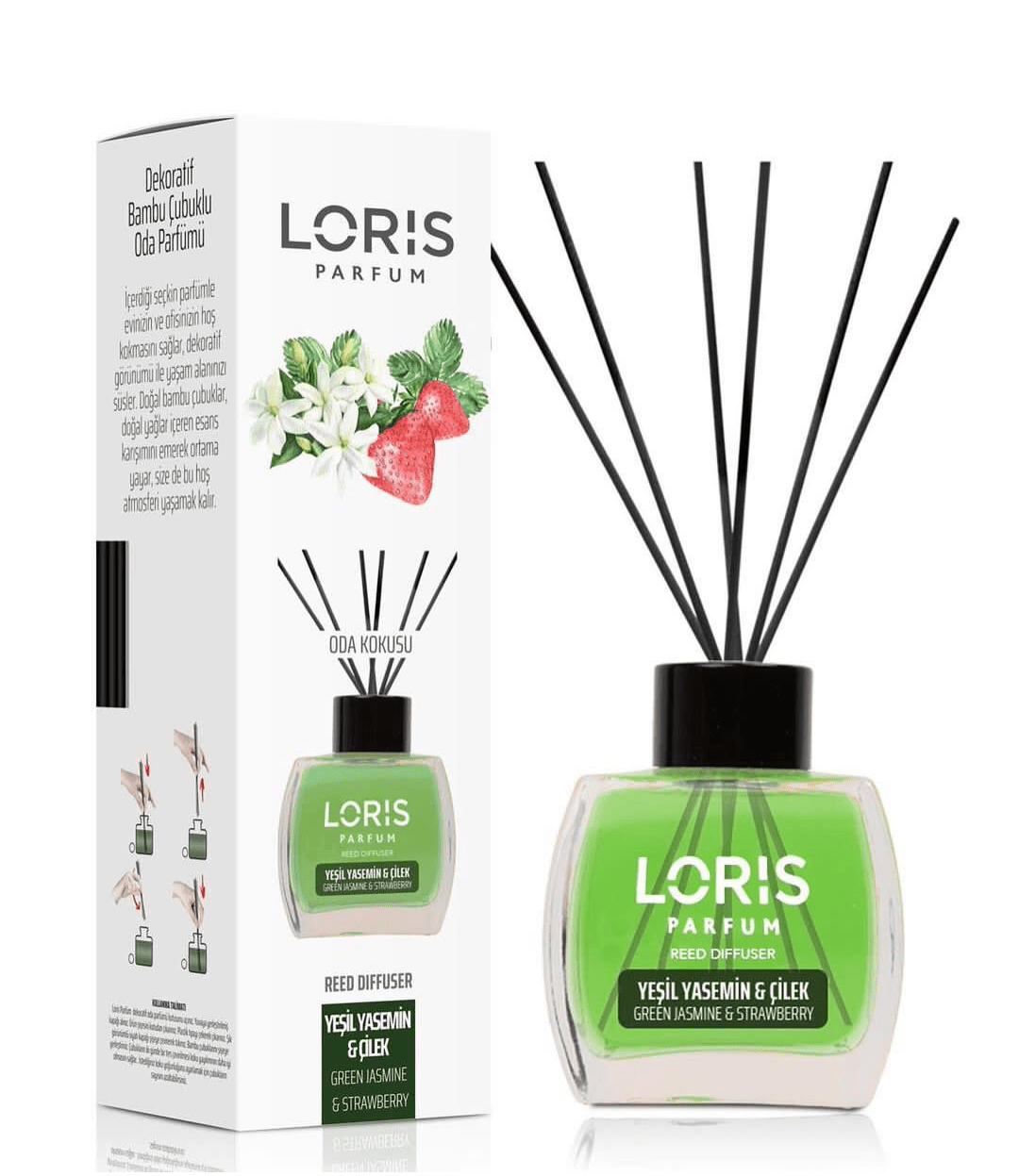 Loris Parfum Home Room Fragrance Scent Reed Diffusers Paculi & and Begamot  Perfume Spray Splash -120ml - Cape Coast Mall